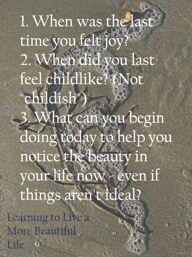 3 Qs - Learning to Live a More Beautiful Life